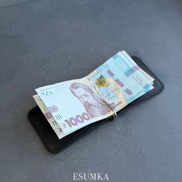 Genuine leather money clip BA-009
