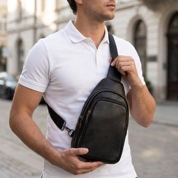 Men&rsquo;s Genuine Leather Bag 89020
